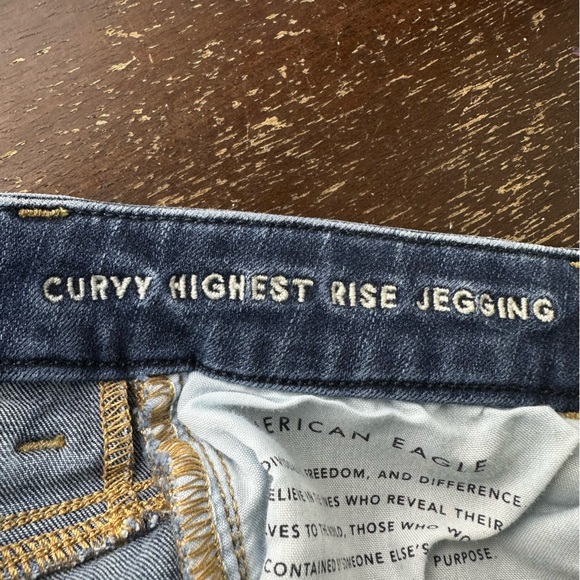 American Eagle Curvy Highest Rise Jegging Size 12 - Picture 6 of 10